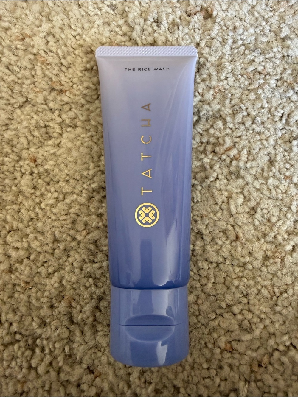Tatcha The Rice Wash - Lavender Tube with Gold Accents